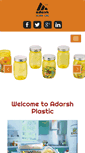 Mobile Screenshot of adarshplastic.com